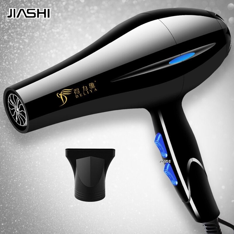 JIASHI ไดร์เป่าผม ลมร้อนและเย็น โฮมพาวเวอร์ ดูแลผมแห้งเร็ว ช่างทำผม ไดร์เป่าผม