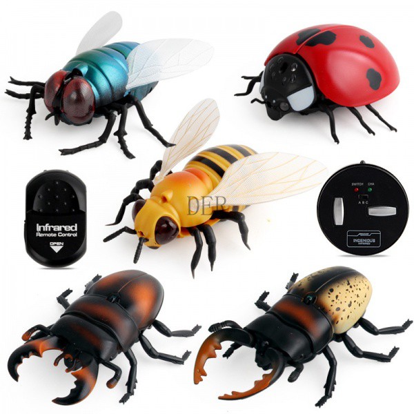 DER Infrared RC animal Insect Toys Remote Control Car Vehicle Animal Toys  Simulation spider bee fly crab Ladyb mantis El | Shopee Thailand