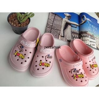 รองเท้าหัวโตผู้หญิง ทรงcrocs น้ำหนักเบา สีพาสเทล พร้อมส่ง