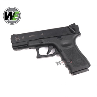 WE GLOCK23 GEN3 GBB แถมอุปกรณ์พร้อมเล่นครบชุด ,ของเล่นบีบีกัน