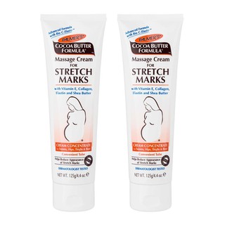 Palmers Cocoa Butter Formula Massage Cream for stretch marks 125 g 2 หลอด