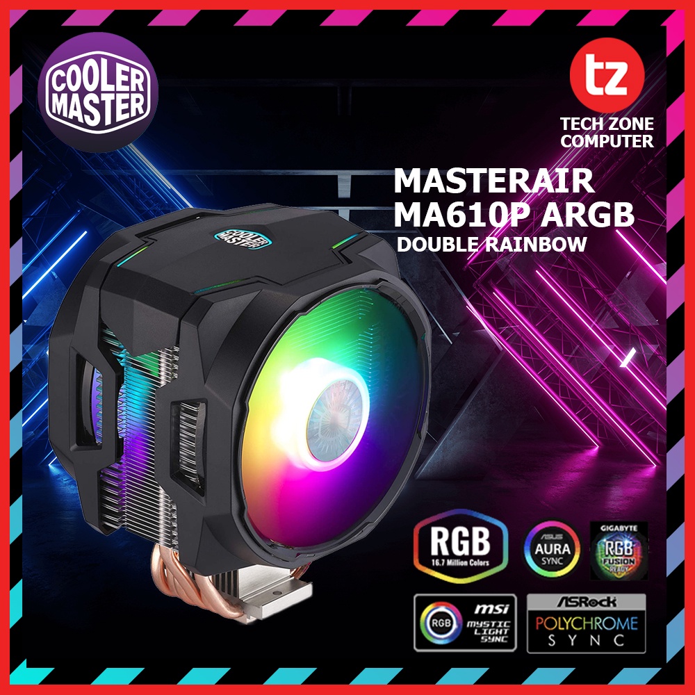 Cooler Master MasterAir MA610P ARGB CPU Air Fan Cooler (MAP-T6PN-218PA-R1)