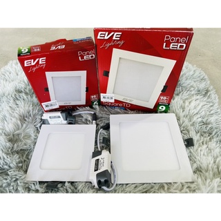 *EVE โคมพาแนลไนท์ แอลอีดี หน้าเหลี่ยม Square TD  / แสงเดย์ไลท์ (ขนาด 6W,9W)