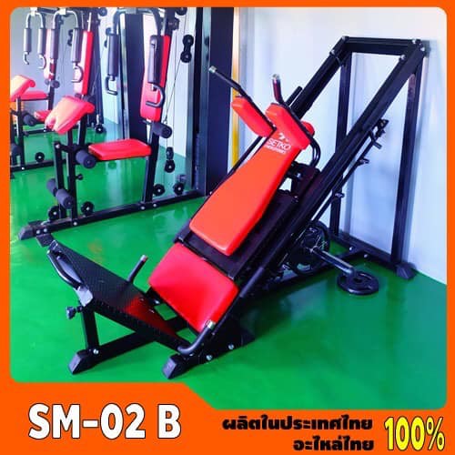 GOLDMARE Setko Leg Press & Hack Squat ครบชุด!! เครื่องบริหารกล้ามเนื้อขา ยี่ห้อ Setko รุ่น SM-02