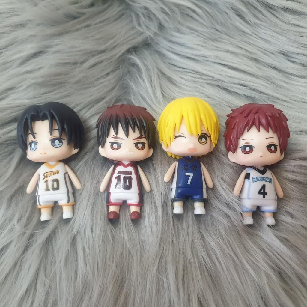โมเดล ฟิกเกอร์ จาก คุโรโกะ Kuroko no basket งานจีน ฐานใส คางามิ อาคาชิ คิเสะ ทาคาโอะ kagami akashi k