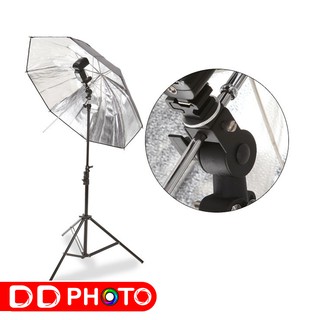 ตัวจับร่ม ตัวจับแฟลช Flash Shoe Umbrella Holder Swivel Light