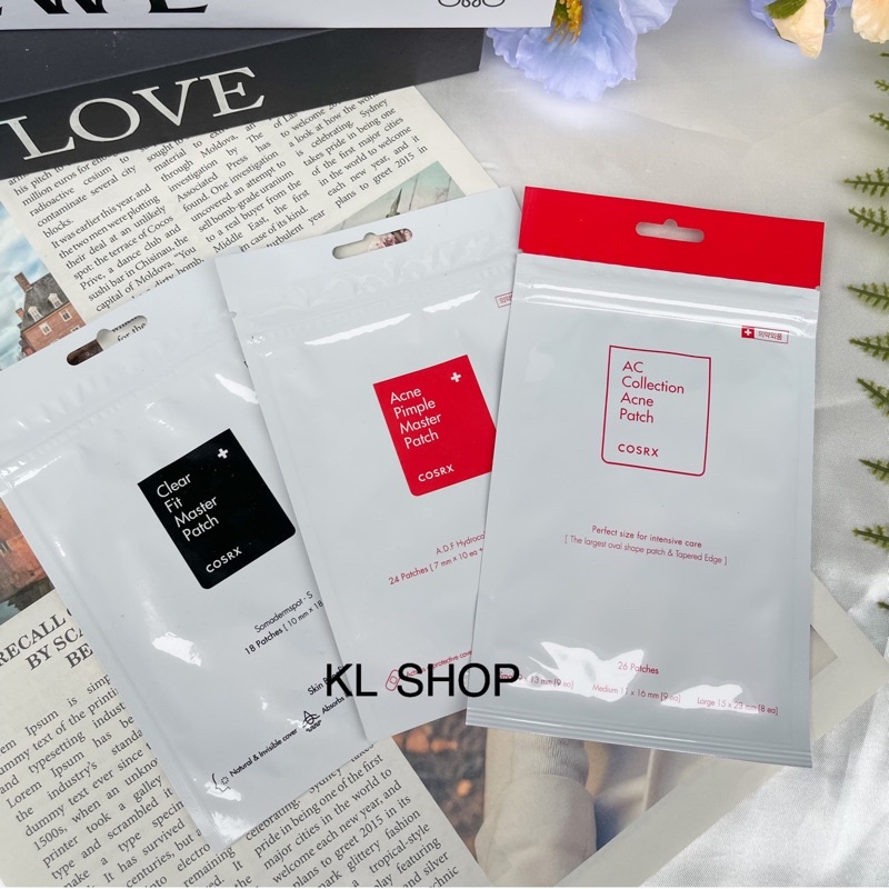พร้อมส่ง ทุกรุ่น COSRX Acne Pimple Master Patch/ Clear Fit Master Patch / AC Collection Acne Patch แผ่นแปะสิว แผ่นซับสิว