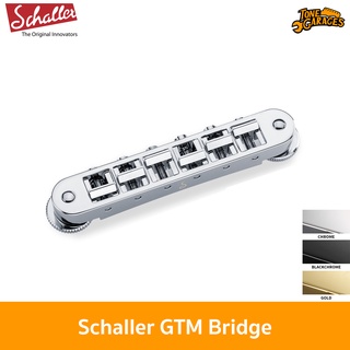 Schaller GTM Bridge for Gibson Les Paul &amp; SG Tune-O-Matic รูเล็ก (non-revers) Made in Germany