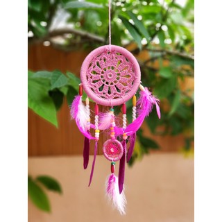 [SELL] Dream Catcher ตาข่ายดักฝัน ขนาดวง 12cm. ยาว 30cm. (00005)(Handmade)(TH) ของขวัญ ของตกแต่งสวยงาม !!