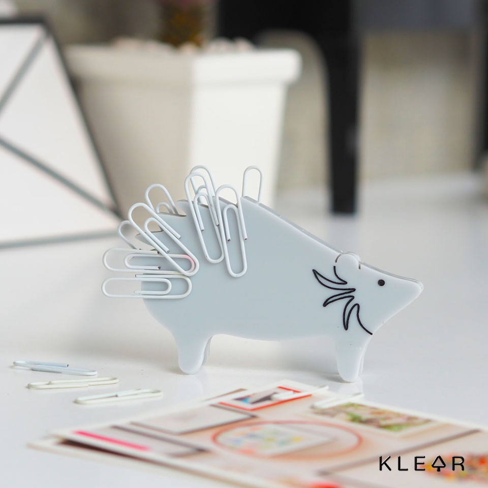 KLEAR hedgehog clip holder ที่เก็บคลิปหนีบกระดาษ รูปที่ 4