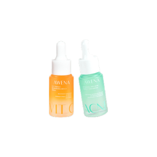 Awena : Vit C Serum & Acne Serum Set คู่หูเซรั่ม หน้าใส ไร้สิว