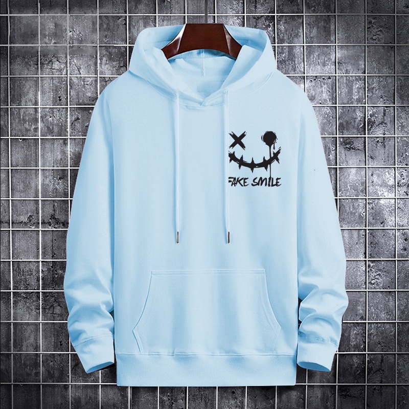 L99Bเสื้อฮู้ดแขนยาวผ้านุ่มใสสบายฯ ลายสวยแฟชั่งได้ทั้งชายและหญิง