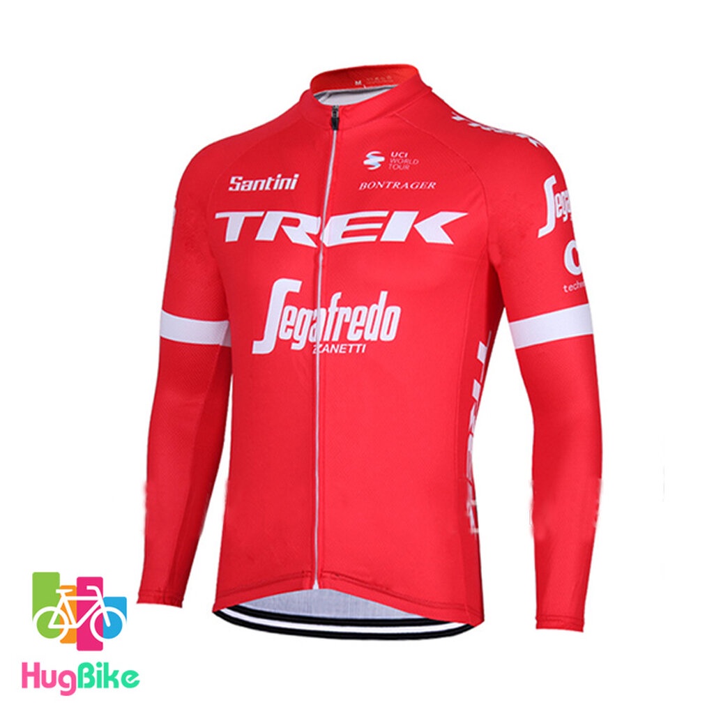 เสื้อจักรยานแขนยาวทีม Trek 18 (01) สีแดง