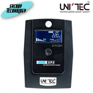 UPS Unitec Model : Ultimate 1000VA/550W เครื่องสำรองไฟ