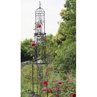 Iron Garden Lattice Outdoor Column Creative Tower Flower Stand