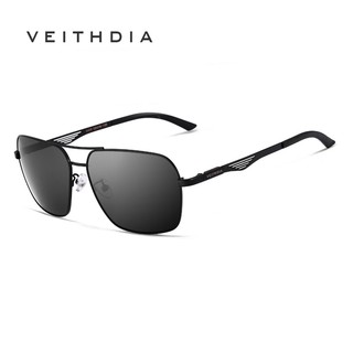 VEITHDIA Brand แว่นตากันแดดสำหรับผู้ชาย วินเทจ เลนส์ Polarized 2459