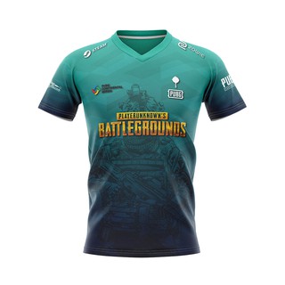 เสื้อเกมส์ PUBG v.3- เสื้อ E-Sport เนื้อผ้า 100% โพลีเอสเตอร์