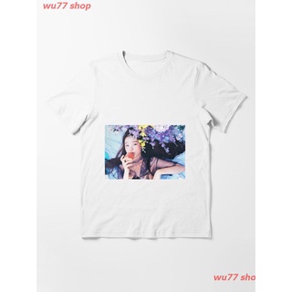 New OH MY GIRL SEUNGHEE Essential T-Shirt ผู้หญิง ดพิมพ์ลาย ดผ้าเด้ง คอกลม cotton แฟชั่น discount Unisex