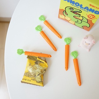 Carrot bag clip ที่ปิดปากถุงรูปแครอท 11ซม. 5ชิ้น JR0420-32