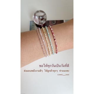 pandora ของแท้ ด้ายแดงหั ลาริมาร์/โรสควอตซ์/สตอเบอรี่ควอตซ์/โอปอล์/โรโดไนต์/ไอออไลท์/กำไลหิน/กำไลหินมงคล/กำไลหินนำโชค