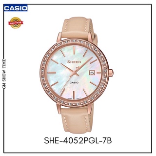 SHEEN CASIO รุ่น SHE-4052PGL-7B ของแท้100%พร้อมกล่องพร้อมใบรับประกัน รับประกันตัวเครื่อง1ป๊