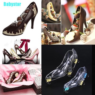 (Babystar) รองเท้าส้นสูง 3 มิติ Diy สําหรับทําเค้กช็อคโกแลต