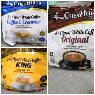 พร้อมส่ง​ กาแฟ​ ChekHup กาแฟ​3in1และ​ 2in1​ lpoh White​ Coffee.กาแฟนำเข้า