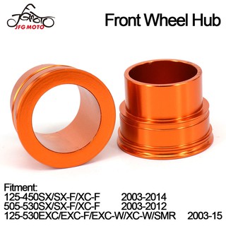 JFG moto Front Wheel Hub Spacer For KTM SX SXF XCF XCW SMR EXC EXCF EXCW 125 250 450 530