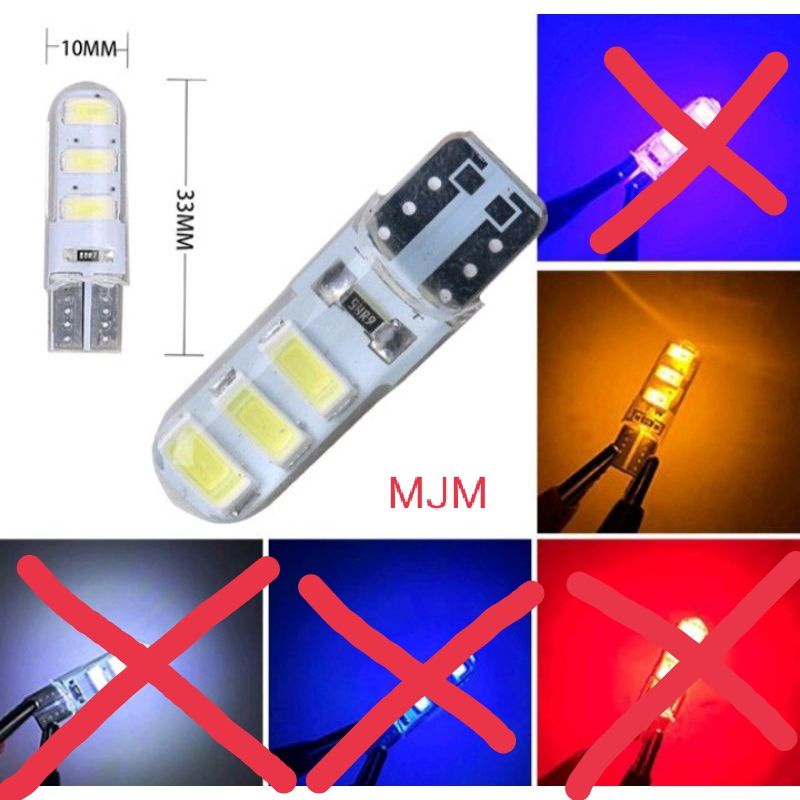 T10 JELLY LED TURN LIGHT / T10 LED TWILIGHT LIGHT / SEN / สีเหลือง