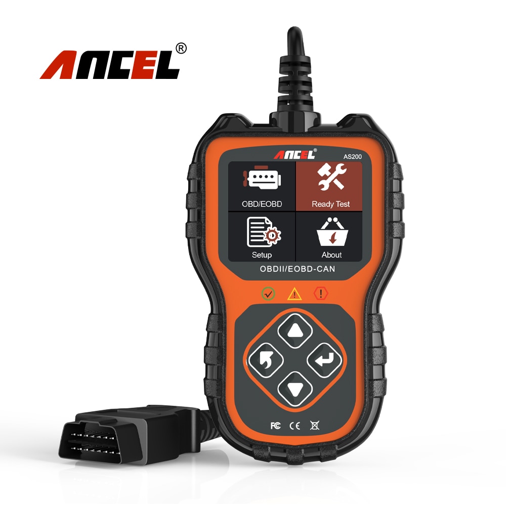 ANCEL AS200 OBD2 เครื่องสแกนเนอร์ Live Data OBD 2 รหัส Reader หลายภาษาเครื่องสแกนเนอร์รถยนต์สําหรับเ