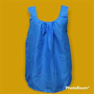 เสื้อคอกระเช้าลายดอก ผู้ใหญ่ กระเป๋ามีซิป ราคาถูกคุณภาพดี