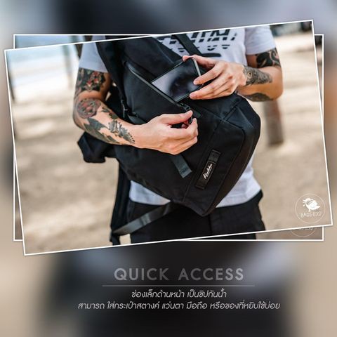 Bagsbird BM01 เป้สะพายหลังเคลือบกันน้ำ ซิปกันนํ้าช่องใส่โน๊ตบุ๊ครองรับ14 นิ้วขยายได้ 4นิ้ว