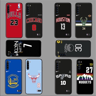 เคสโทรศัพท์มือถือแบบนิ่ม ลายเครื่องแบบ NBA สําหรับ Realme 7 6 Pro 6i 7i