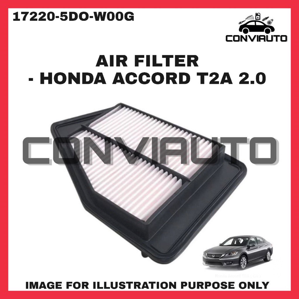 HONDA ACCORD T2A 2.0 ~ AIR FILTER (17220-5D0-W00G) CONVIAUTO