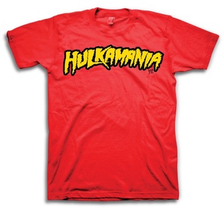 ✙㍿☁Wwe Hulk Hogan Hulkamania Mens Red T-Shirt Valentines Gift Red