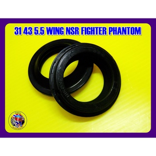 ซีลกันฝุ่นโช๊คหน้า 31 43 5.5 สำหรับ WING NSR FIGHTER PHANTOM Dust Seal Set