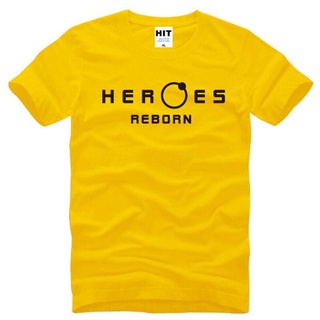 เสื้อยืดแฟชั่น - ผู้ชาย tshirt oversize สหรัฐอเมริกาทีวีซูเปอร์ฮีโร่ HEROES REBORN เสื้อยืดพิมพ์ฤดู