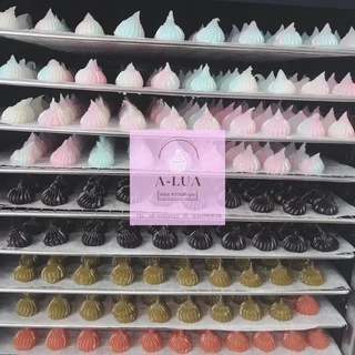 อาลัวคละ 4 รส(อบควันเทียน,รสชาเขียว,รสชาไทย,รสโกโก้บอมบ์) ขนาด 250 กรัม หวานกำลังพอดี รับประกันความอร่อย