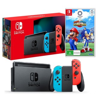 Nintendo Switch New Console (2019) ฟรีเกม Mario &amp; Sonic Olympic Game 2020