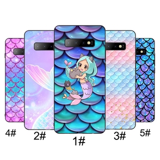 Samsung Galaxy S10 E S8 S9 S10 Plus S7 Edge S6 Fashion Shell Mermaid Scales Phone Case