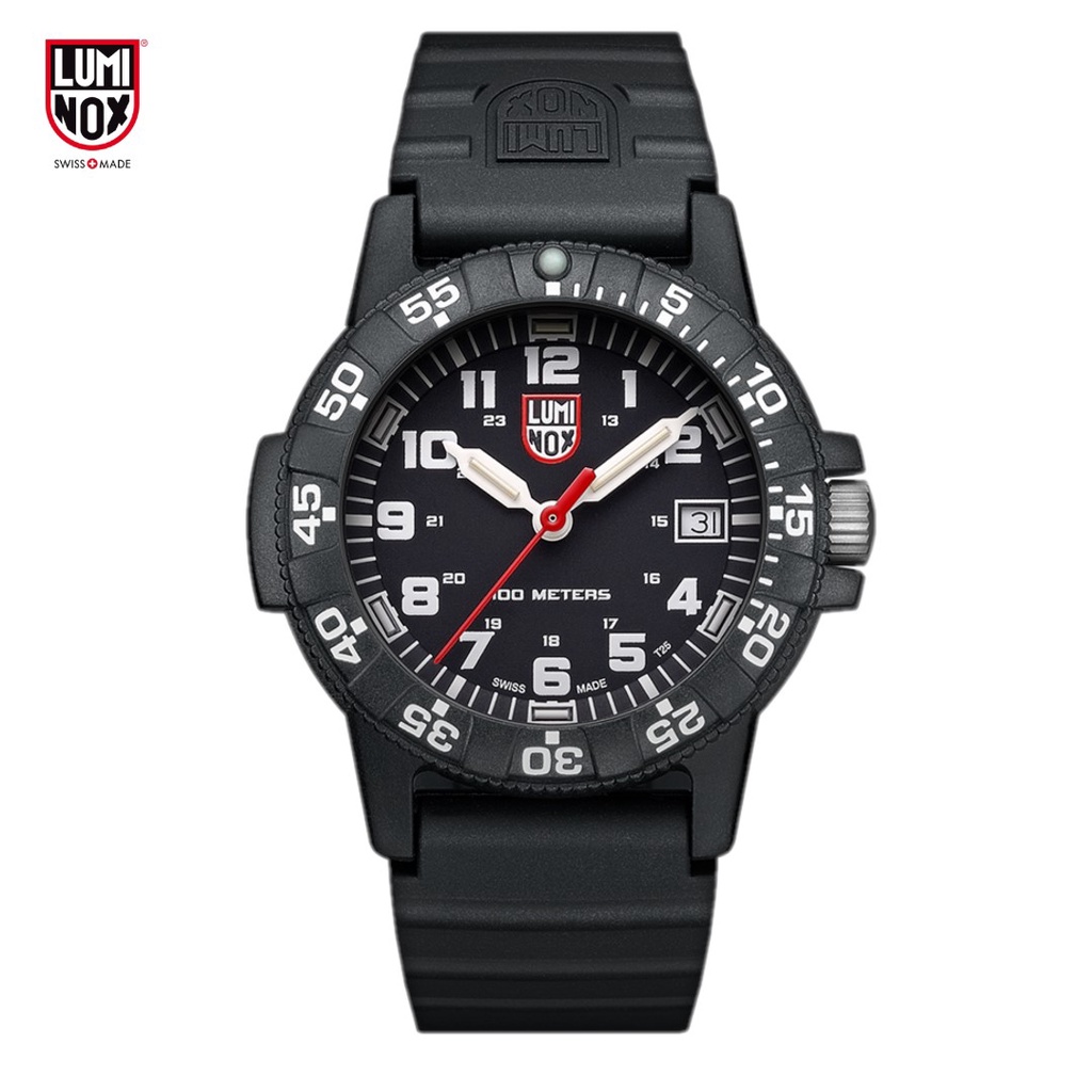 Luminox นาฬิกาข้อมือ LEATHERBACK SEA TURTLE 0300 SERIES (หน้าปัดเล็ก 39 mm) รุ่น XS.0301.L