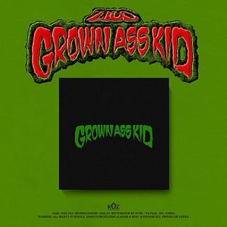 ZICO - 4th Mini Album [Grown Ass Kid] +CD+Photobook+Sticker+Folded Poster(on pack)+Store Gift