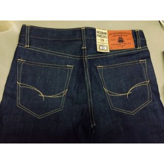 ForLifeRawDenimVintageBlueJeans กางเกงยีนส์ผ้าดิบสียีนส์ เฟดเองได้ งานคุณภาพ15oz.ทรงกระบอกเล็ก