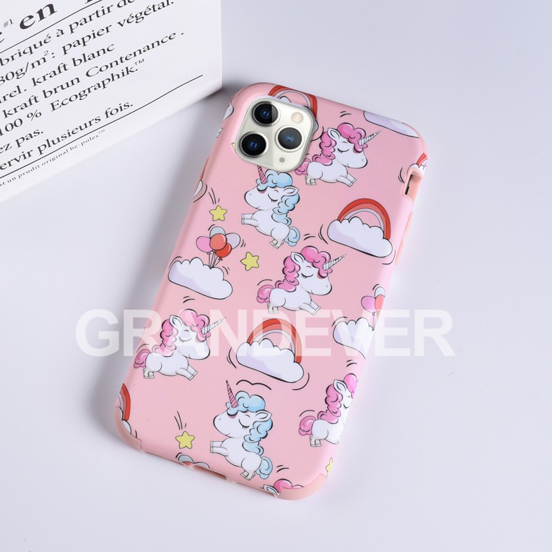 ยูนิคอร์นสําหรับ 11 Pro Max 6 6s 7 8 Plus X XS max XR 5 5s SE 12 pro Case 12 promax 360 Protection H