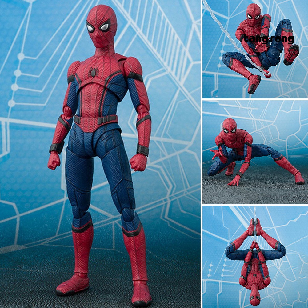 Ts_ ฟิกเกอร์ Super Hero Spider-Man ขนาด 15 ซม. สําหรับเด็กทารก