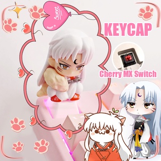 Keycap ทุ่มเทให้กับคีย์บอร์ดเชิงกล Inuyasha sesshoumaru อะนิเมะ OEM ABS R4 ESC แป้นบนแป้นพิมพ์