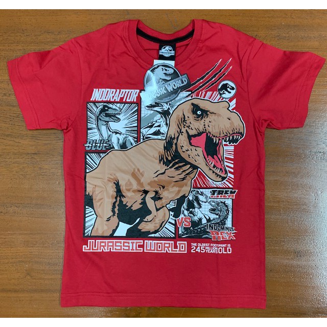 เสื้อคอกลม Jurassic World T-Rex vs Indoraptor