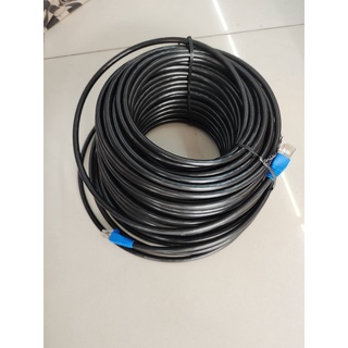 สายเเลน/สายUTP/สายเเลนภายนอก CAT6 ขนาด30เมตร / สายRJ45 OUTDOOR CAT6  เเบบเข้าหัวสำเร็จ สายหนาแข็งแรงทนทาน