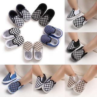 รองเท้ากีฬาลําลอง ผ้าฝ้าย แบบนิ่ม สไตล์คลาสสิก สําหรับเด็กทา…