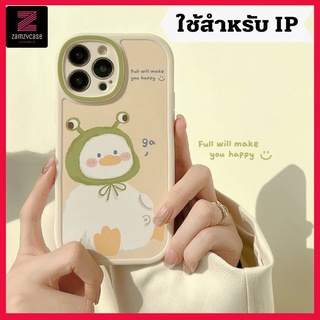 -พร้อมส่งในไทย-เคสซิลิโคน สกรีนลายการ์ตูนกบ กันกล้อง TPU นิ่มสำหรับรุ่น 14/14PRO 14 PROMAX 13/13PRO 13PROMAX 12 11 #1021